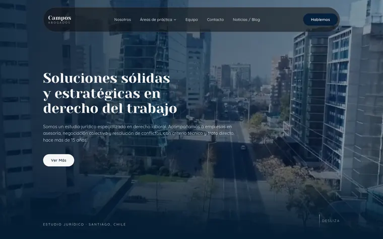 Captura de camposabogados.cl